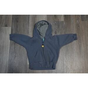 Gymboree Baby Hoodie 6–12 Months Blue Zip Up Cowboy Western